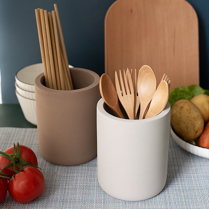 Concrete Kitchen Utensil Holder 